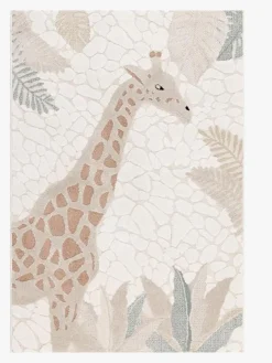 Børn KM Carpets Genova Gulvtæppe Giraf 120x170, Creme
