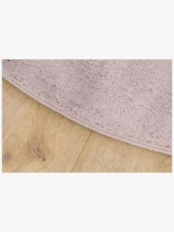 Børn KM Carpets Gulvtæppe Rund 120, Soft Dusty Pink