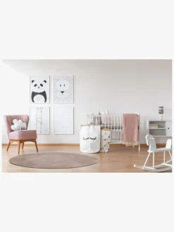 Børn KM Carpets Gulvtæppe Rund 120, Soft Greige