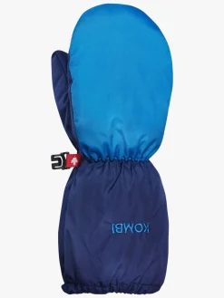 Børn Kombi Bear Paw Vanter, Space Blue