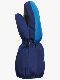 Børn Kombi Bear Paw Vanter, Space Blue