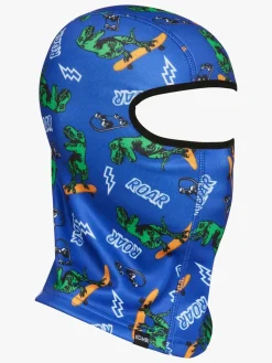 Børn Kombi Velvet Elefanthue, Blue Skate Dino