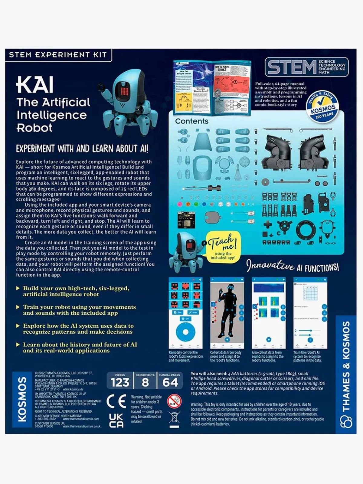 Interaktivt Legetøj|Kosmos KAI Artificial Intelligence Robot