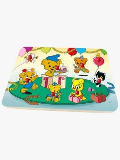 Børn Bamse Legetøj Til Børn På 0-10 År|Spil & Puslespil-Kärnan Verdens Stærkeste Bjørn Knoppuslespil 8 Brikker