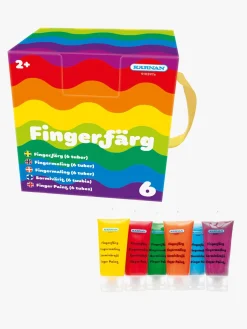 Kreativt Legetøj|Krnan Kärnan Fingermaling 6 Tuber