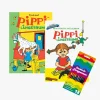 Krnan Kärnan Pippi Langstrømpe Kreasæt