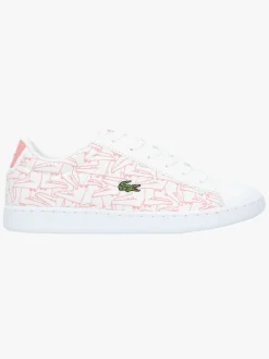 Børn Lacoste Carnaby Evo 318 Sneakers, White/Pink