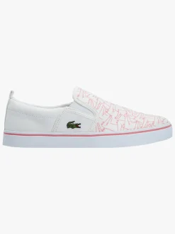 Børn Lacoste Gazon 318 Sneakers, White/Pink