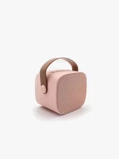 Elektronik & Media|Lalarma Bluetooth-højttaler med Trådløs Mikrofon, Rose Lyserød