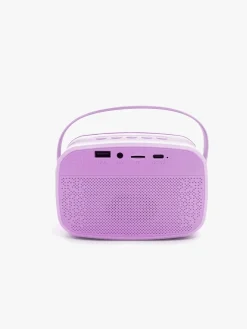 Lalarma Elektronik & Media-Karaokesæt med LED-lys & 2 Mikrofoner,