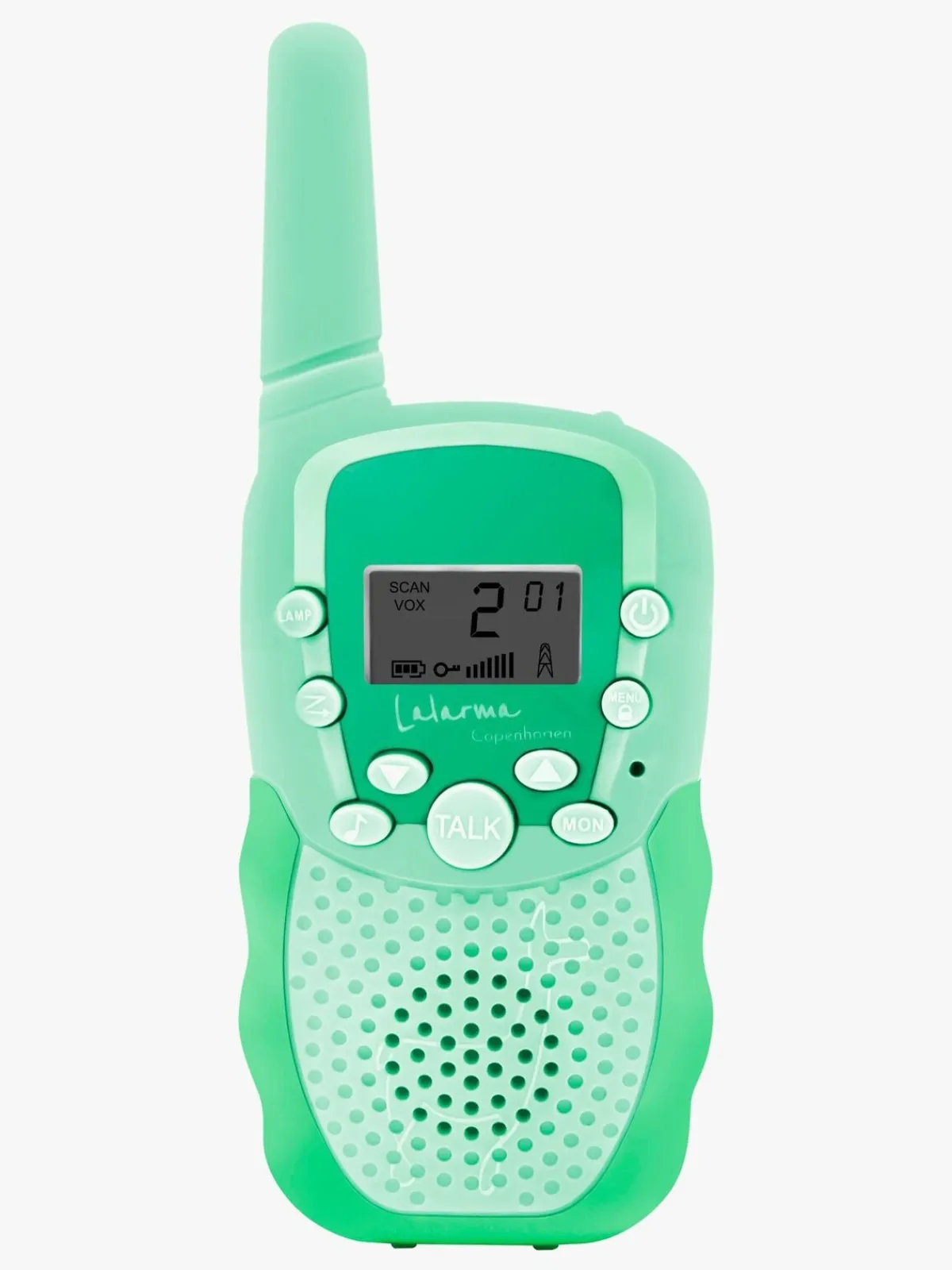 Lalarma Elektronik & Media-Mix And Match Walkie Talkie med 3km Rækkevidde, Mintgrøn