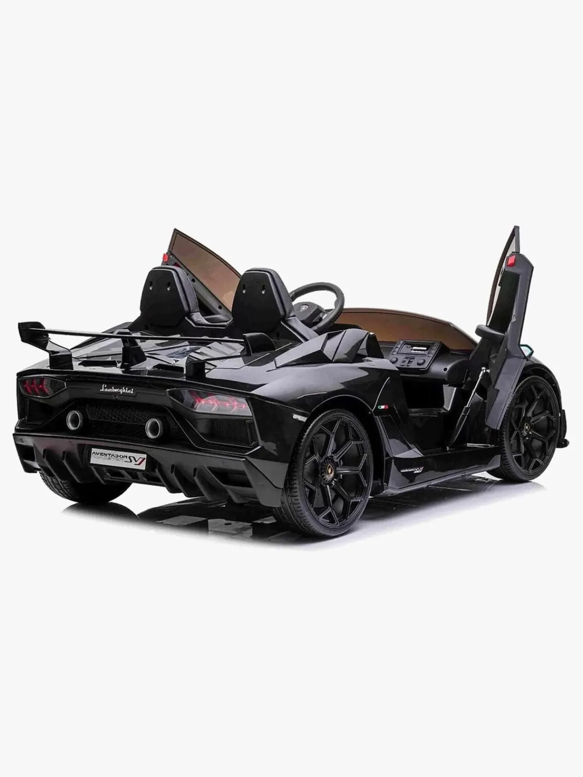 Elbiler & -Køretøjer|Lamborghini Aventador SJV Elbil, Sort