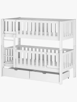 Børn LanoMeble Lano Meble KSAWERY Køjeseng 80x180, Hvid