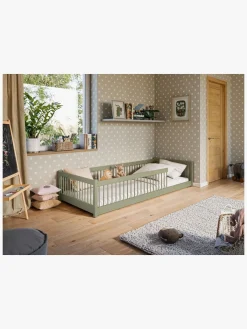Børn LanoMeble Børnesenge & Tilbehør-Lano Meble PEDRO Montessori Floor Seng 80x180, Olive