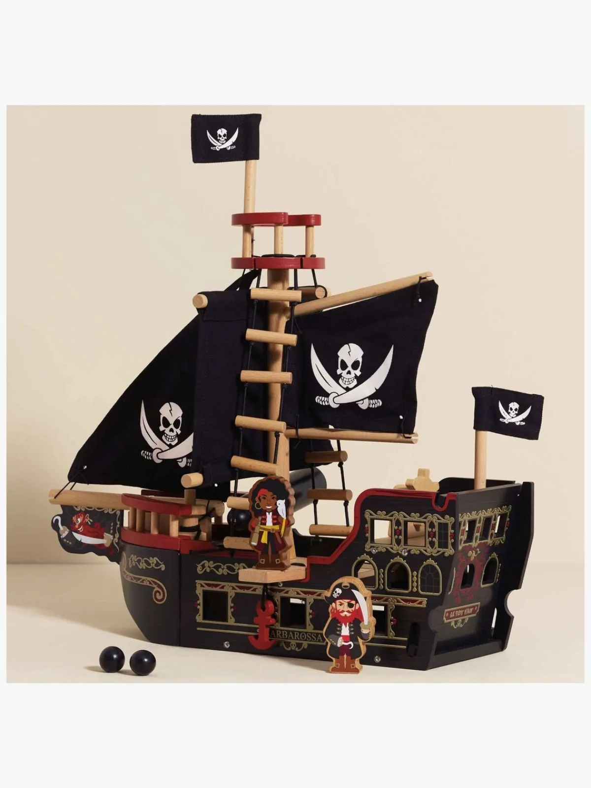 LeToyVan Kostumer & Udklædning-Le Toy Van Barbarossa Piratskib & Karakterer
