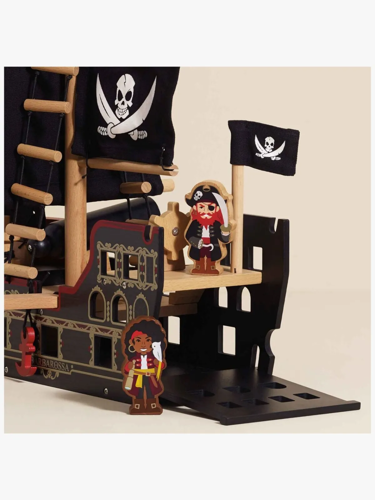 LeToyVan Kostumer & Udklædning-Le Toy Van Barbarossa Piratskib & Karakterer