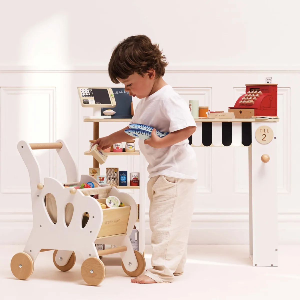 Rolleleg|LeToyVan Le Toy Van Indkøbsvogn & Pose