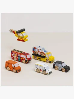 LeToyVan Legetøjsbiler & -Fartøjer-Le Toy Van Redningshelikopter & Redningskøretøjer