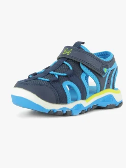 Sandaler & Klipklapper|Leaf Halmby Blinkende Sandaler, Navy/Blue Blå/Hvid