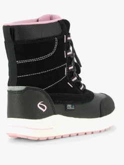 Sneakers|Leaf Jaren Vinterstøvler, Sort/Lyserød Sort/Lyserød