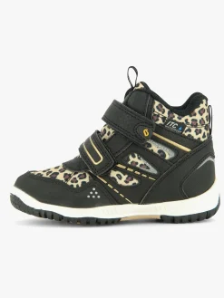 Børn Leaf Sneakers-Kasuri WP Mid Sneakers, Leopard