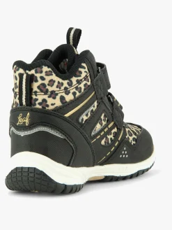 Børn Leaf Sneakers-Kasuri WP Mid Sneakers, Leopard
