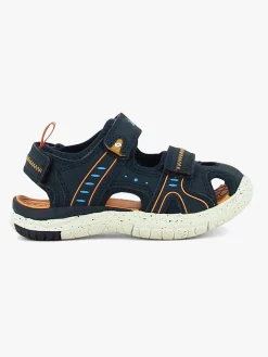 Børn Leaf Ljungby Sandaler, Navy/Orange