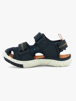 Børn Leaf Ljungby Sandaler, Navy/Orange