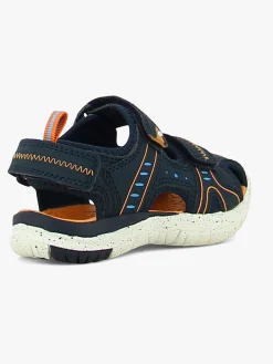 Børn Leaf Ljungby Sandaler, Navy/Orange