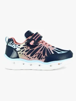 Sneakers|Leaf Malmen Blinkende Sneakers, Navy/Pink Lyserød/Blå