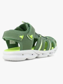 Børn Leaf Skultorp  Blinkende Sandaler, Grøn