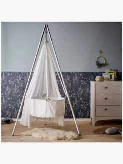 Børn Leander Stræklagen til Vugge 2-pak 40x80, White