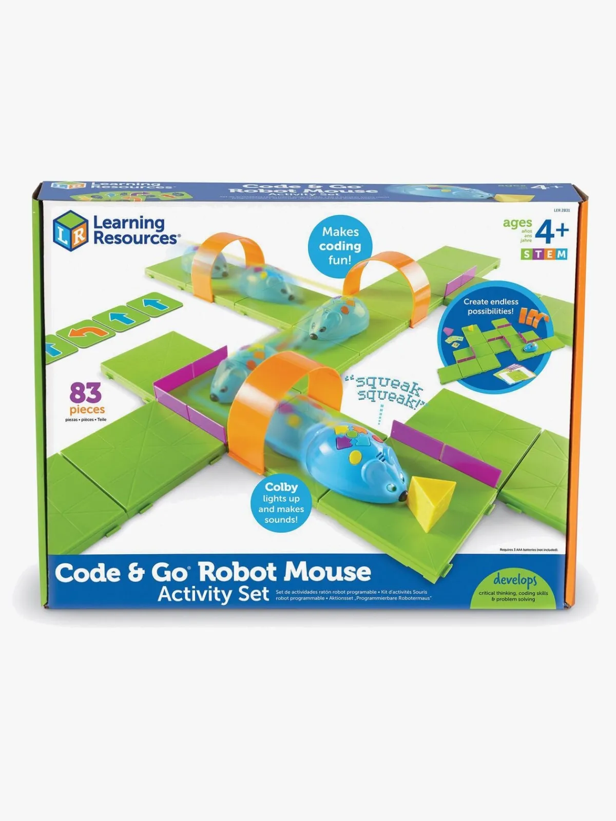 LearningResources Learning Resources Code & Go Interaktivt Legesæt Robot Mouse