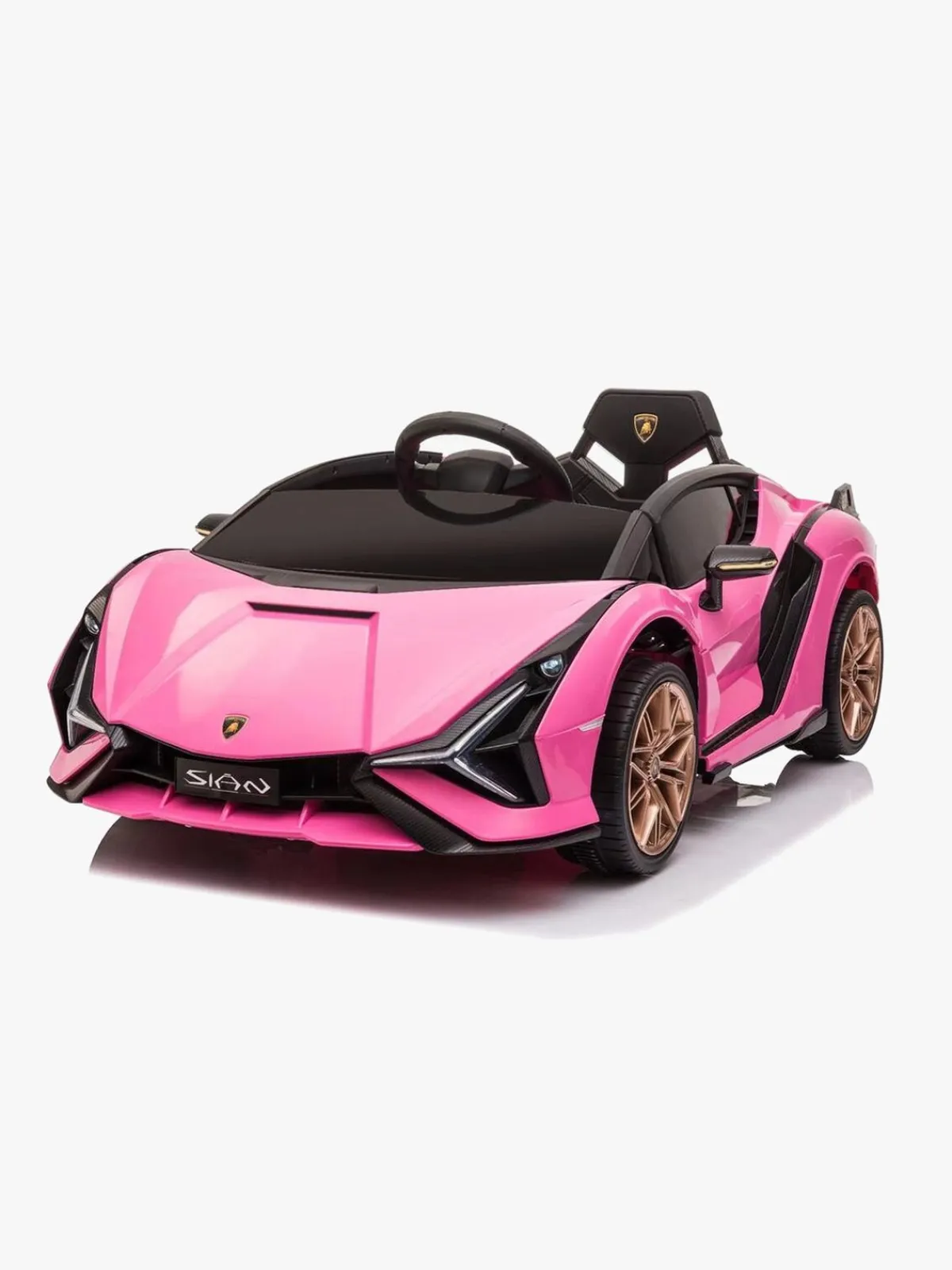 Leggodt Elbiler & -Køretøjer-Lamborghini Sian Elbil, Lyserød