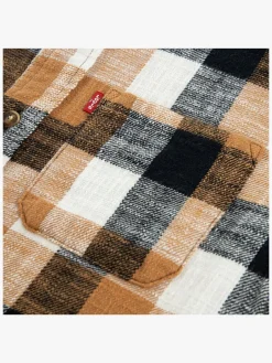 Børn Levis Overdele-Levi's LVB Buffalo Check Flonnelskjorte, Jet Black