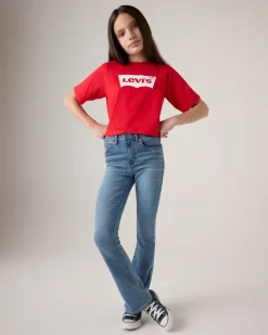 Underdele|Levis Levi's LVG 726 High Rise  Med svaj Jeans, Clean Getaway Blå