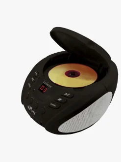 Elektronik & Media|Lexibook iParty Bluetooth CD-afspiller med Lys, Sort