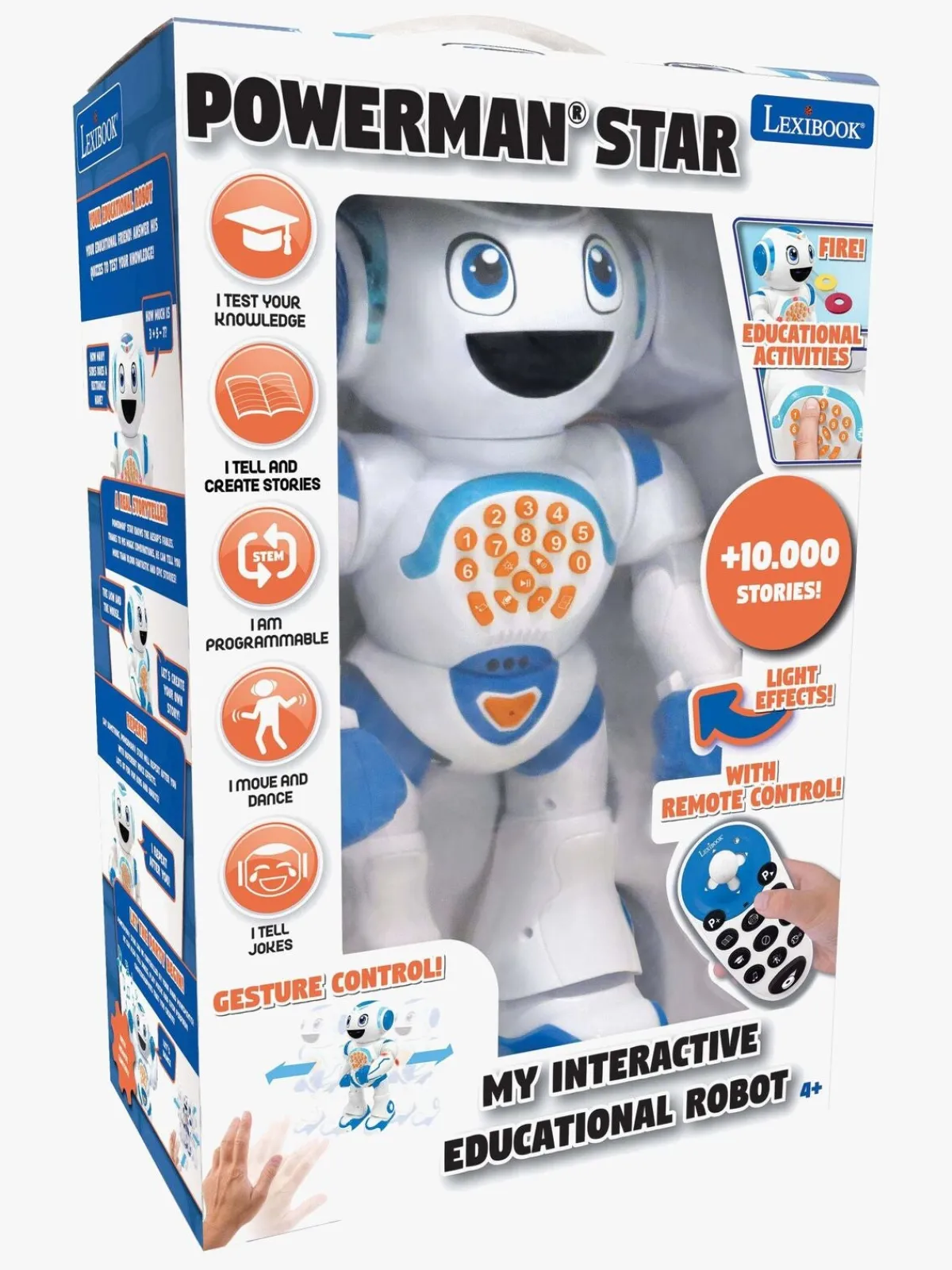 Fjernstyret|Lexibook Powerman Star Robot Engelsk