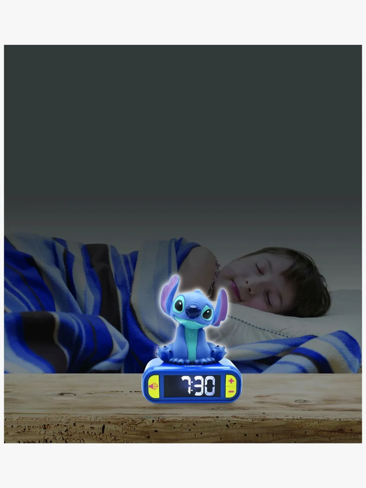 Børn DisneyLiloAndStitch Lexibook Stitch Vækkeur
