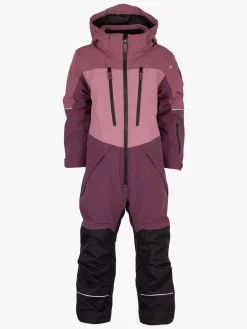 Børn Lindberg Alpine Flyverdragt, Dry Rose/Plum