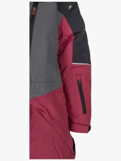 Børn Lindberg Overtøj-Alpine Flyverdragt, Black/Cerise