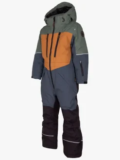 Børn Lindberg Alpine Flyverdragt, Grøn/Blå