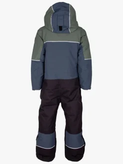 Børn Lindberg Alpine Flyverdragt, Grøn/Blå