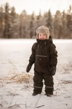 Børn Lindberg Anorak Flyverdragt, Black