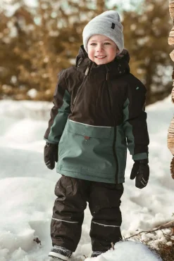 Børn Lindberg Anorak Vinterjakke, Pine Green