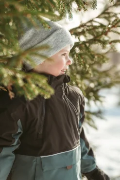 Børn Lindberg Anorak Vinterjakke, Pine Green