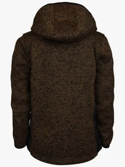 Børn Lindberg Bormio Fleecetrøje, Dark Brown