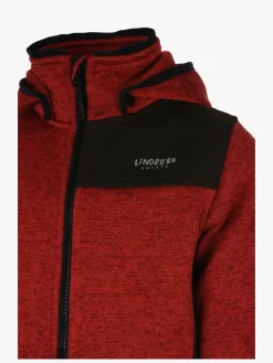 Børn Lindberg Bormio Fleecetrøje, Red