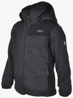 Børn Lindberg Bormio Fleecetrøje, Black