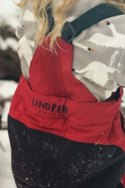 Børn Lindberg Colden Overtræksbukser, Rød